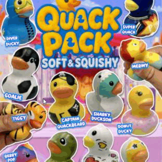 Capsule Soft & Squishy Quack Pack 68mm