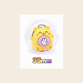 Capsule verrassings bunny sleutelhanger 5 assorti (35mm)