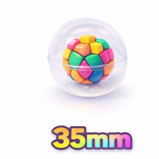 Capsule burr cube ball assorti (35mm)