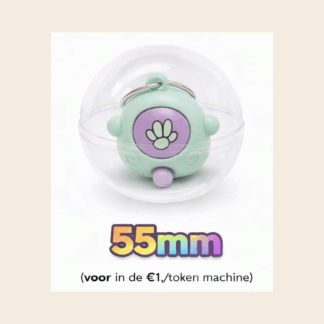 Capsule verrassingshandje sleutelhanger 9 assorti (55mm)