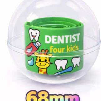 Capsule klaparmbandjes tand assorti (68mm)