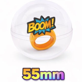 Capsule ring woordjes assorti (55mm)