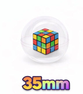 Capsule magic cube assorti (35mm)