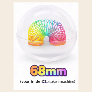 Capsule rainbow springs assorti (68mm)