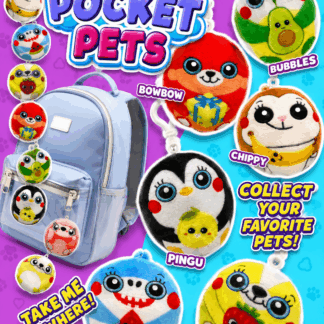 Vrolijke capsule met Pocket Pets 68mm