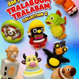 Ludieke capsule met Tralaboom squishy 68mm
