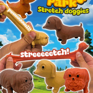 Charmante capsule met Puppy Park stretch hondjes 68mm
