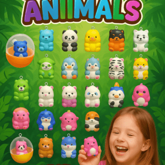 Charmante squishy dieren capsule 55mm