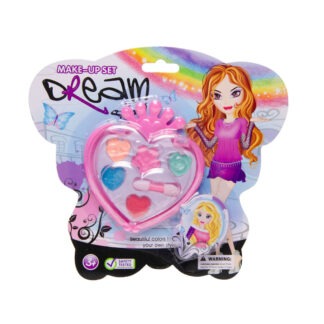 Uitgebreide make-up set met groot hart