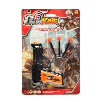 Spannend dartpistool met schijven