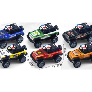 Stoere diecast politiebuggy