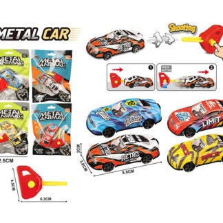 Sensationele metalen auto met lanceerder