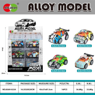 Opmerkelijke graffiti racewagen in diecast