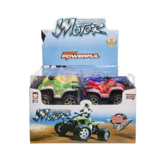 Dynamische quad racer in nette verpakking