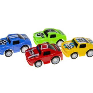 Razendsnelle sportwagen met pullback