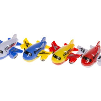 Charmant mini-vliegtuigje met kleurrijke uitstraling