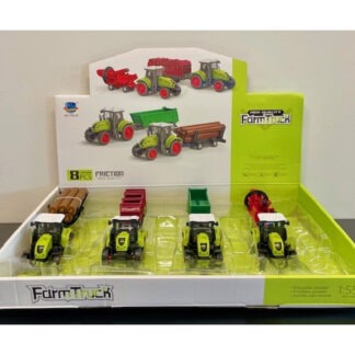 Robuuste tractor met stoere hanger