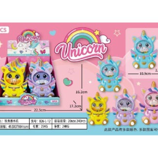 Betoverende watergame met zittende eenhoorn