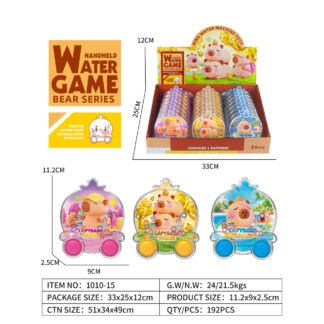 Amusante capybara waterspel