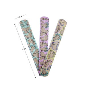 Vrolijke capybara klaparmband