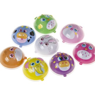 Kleurrijke terugtrek diertje set