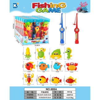 Vrolijke visvang set