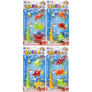 Seizoensgebonden visvangspel op kaart