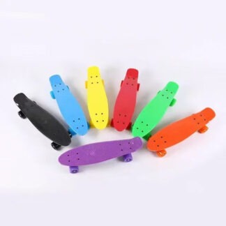 Sprankelend neon skateboard