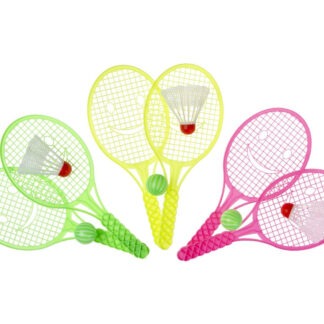 Vlot tennis setje met bal en veertje