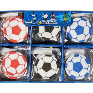 Sportieve voetbalgom in zakje
