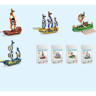 Avontuurlijke 3D piratenschip puzzel