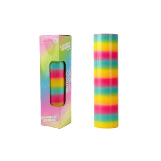 Kleurrijke regenboogveer belevenis