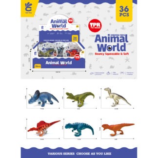Krachtige knijpbare dino assorti