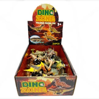 Sprintende dino's met terugtrekactie