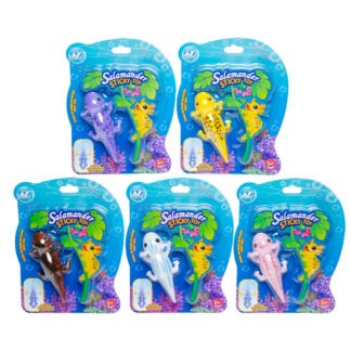 Acrobatische axolotl muurklimmer