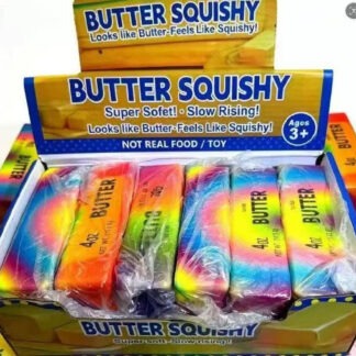 Kleurrijke regenboog boter squishy