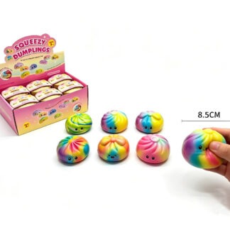 Prikkelende regenboog dumpling stressverlichter