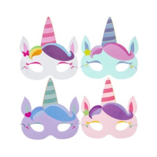 Betoverend eenhoorn masker van schuim