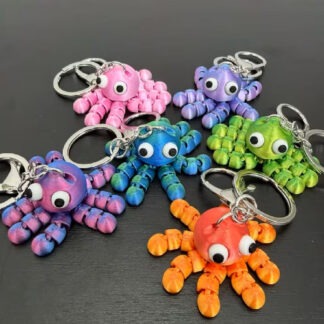 Magische laser octopus sleutelhanger