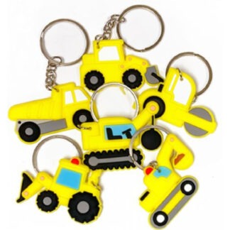 Stoere bouwtruck sleutelhanger