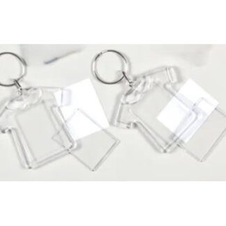 Kleurrijk creatief shirt sleutelhanger