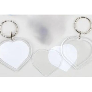 Creatief hart sleutelhanger ontwerp