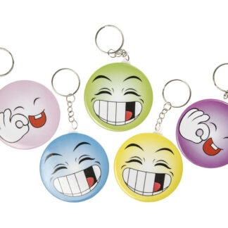 Praktische spiegel sleutelhanger tandjes