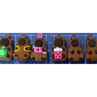 Schitterende capybara sleutelhanger